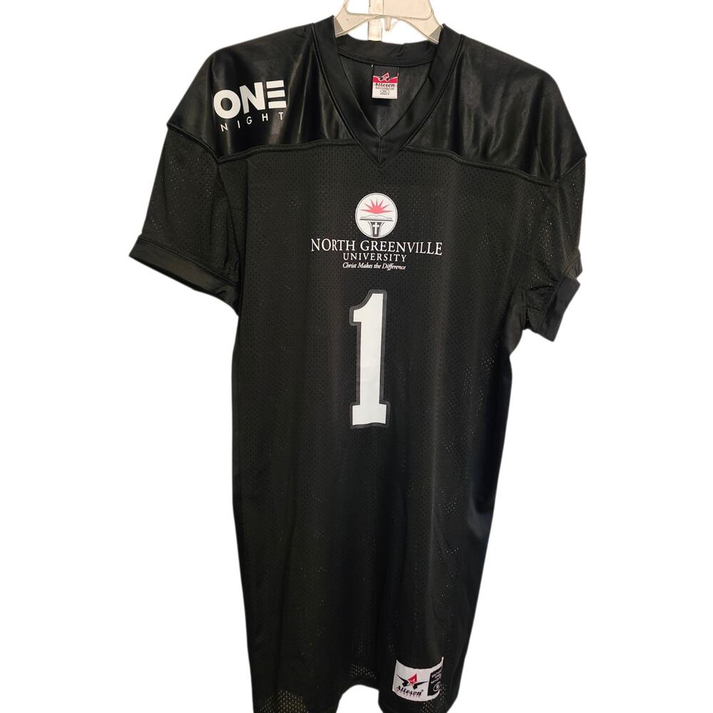 Alleson Athletic Black Jersey Shirt Sz XL North Greenville University One Night